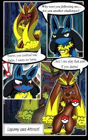 Night Shift [1] - Lopunny meets Lucario! by 5g0mbr0 -- Fur Affinity [dot]  net