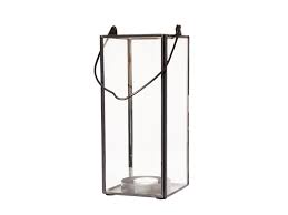 Glass Candle Holder Wide Element