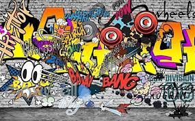 3d Graffiti Boing Bang Hiphop Color Art