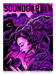 soundgarden sydney australia poster