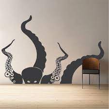 Large Octopus Vinyl Wall Decal Mural