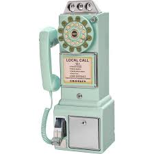 Corded 1950s Classic Pay Phone