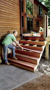 2005 rebuilding the garage stairs. How To Build Stairs Stairs Design Plans