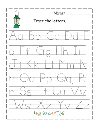 traceable alphabet worksheets a z