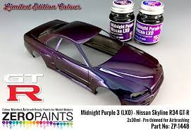 Midnight Purple 3 Lx0 Nissan Gt R R34