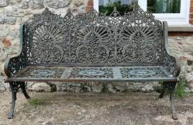 19th Century 3 Seater Garden Bench