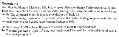 Solved Problem 2 F Chart Method I Solar Heating Fraction