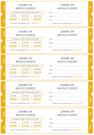 45 Raffle Ticket Templates Make Your Own Raffle Tickets