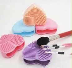 silicone makeup brush cleaner egg glove