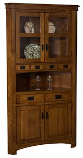 solid wood curio cabinet corner curio