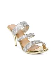 Catwalk Women Silver Toned Solid Sandals