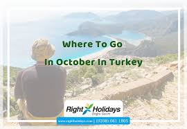 where to go in october in turkey
