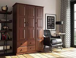 Supplement your closet space with stylish armoires and wardrobe closets that keep your clothing and other items neat and organized. Amazon Com 100 Solid Wood Grand Wardrobe Armoire Closet By Palace Imports Mocha 46 W X 72 H X 21 D 4 Small Shelves 1 Clothing Rod 2 Drawers 1 Lock Included Additional Large Shelves