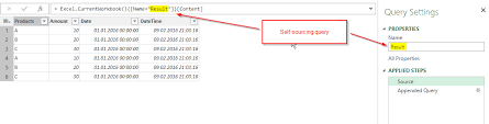 load history or load log in power query
