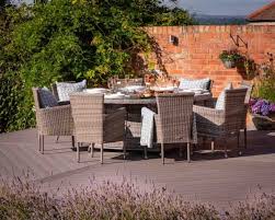 Cambridge 8 Rattan Garden Chairs And