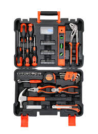 Combo kits + tool sets. Black Decker 154 Pieces Hand Tool Kit For Home Office Use Orange Black Bmt154c 2 Years Warranty Buy Online At Best Price In Ksa Souq Is Now Amazon Sa Diy Tools