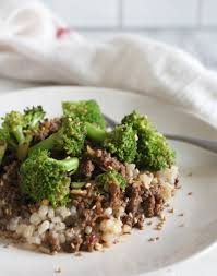 healthy ground beef and broccoli recipe