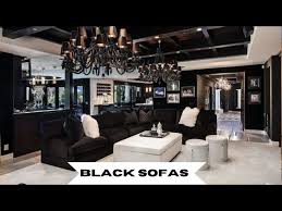 black sofa home decor home design