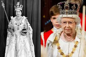 Es con profundo pesar que su majestad la reina anuncia la muerte de su amado esposo, su alteza real el príncipe felipe en 1947, contrajo matrimonio con la heredera al trono británico, la princesa isabel. La Reina Isabel Explica Como Usa La Corona Sin Afectar Su Cuello