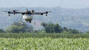 the crop spraying drones that go where
