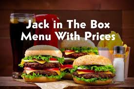 jack in the box menu with s