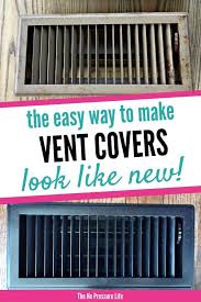 How To Paint Metal Vent Covers So They