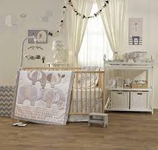Elephants Baby Crib Quilt Set Sheets