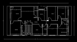 3 Bhk House Floor Plan Autocad Drawing