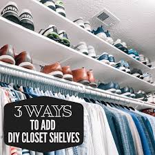 diy closet shelves for any skill level