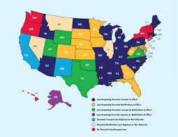 Abortion Parental Consent Notification By State Center