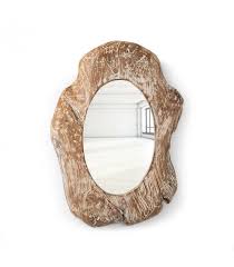ezri teakroot mirror oval mirrors