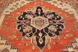 clic antique persian serapi rug