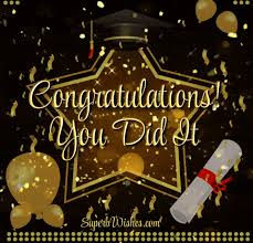 Congratulations! You Did It Confetti Animated GIF | SuperbWishes.com