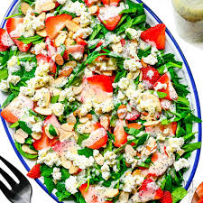 strawberry spinach salad 10 minutes