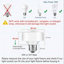smart zigbee 3 0 led bulb socket l