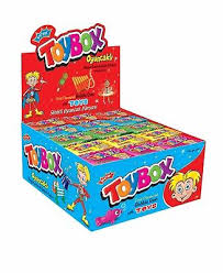 60 toybox fruit flavored bubble gum