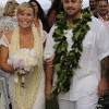 Hawaiian wedding leis, silk flowers and leis, and foam flowers. 1