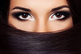 eyes brunette makeup hair young