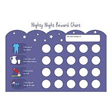 Bedtime Routine Reward Chart With Matching Stickers Amz