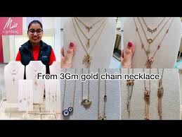 tanishq gold chain necklace mia