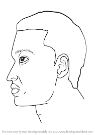 Draw a curved line beneath the circle, from one side to the other. Side Face Drawing Step By Step