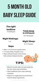 5 month baby sleep infographic 5