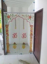 Glass Printed Temple Door 5mm
