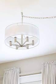 off center ceiling light solution