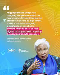 Deped secretary briones gives update on schedule opening of classes. Sec Leonor Briones Secliling Twitter