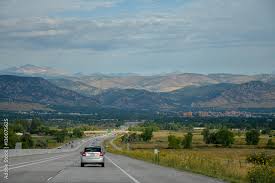 rocky mountains foothills view from