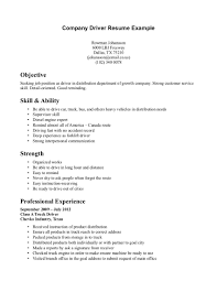Truck Driver Resume Example  Cdl Resume Objective Truck Driver     Resume Companion Sample cover letter delivery driver position