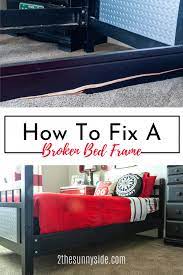 how to fix a broken bed rail sunny