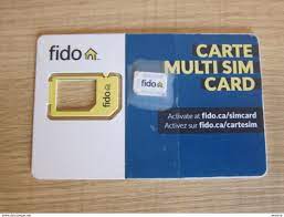 canada fido sim card only frame