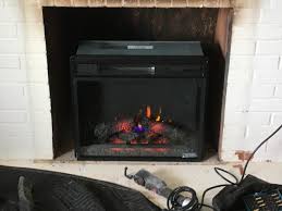 electric insert certified fireplace